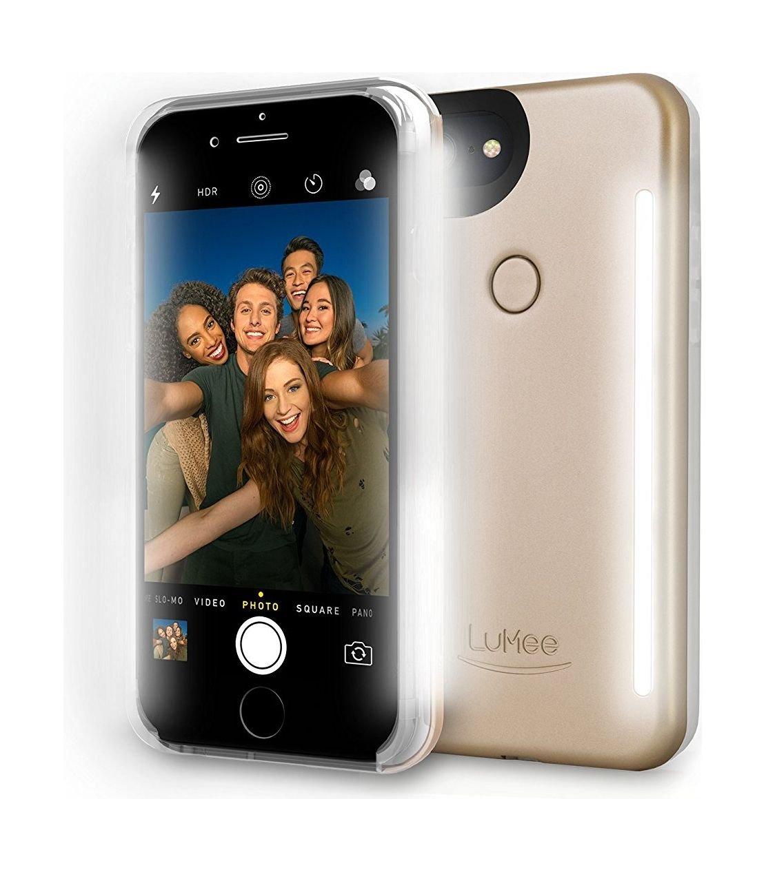 LuMee Duo LED Lighting Case for iPhone 7 - Gold