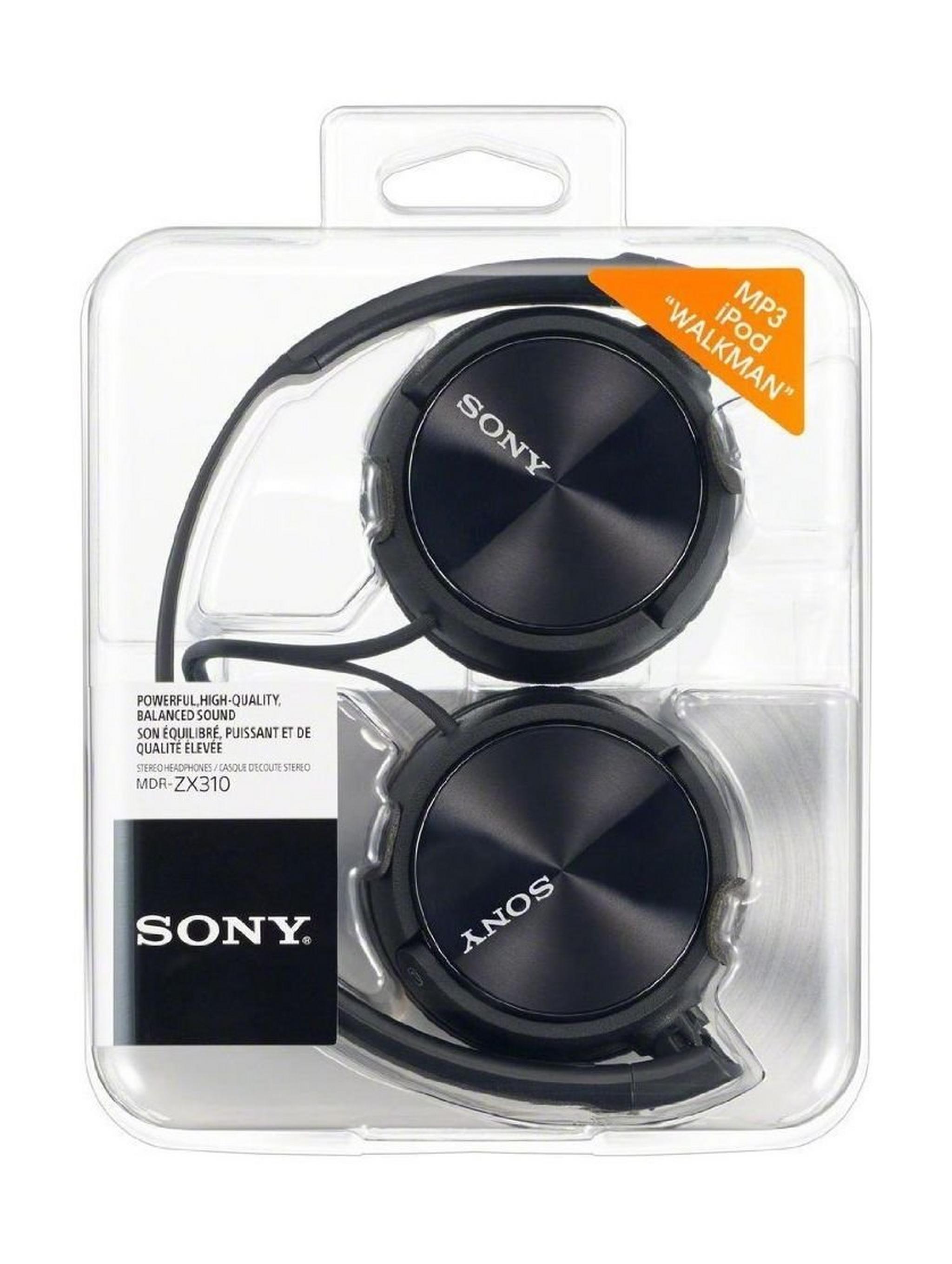 Sony Foldable Overhead Headset (MDR-ZX310/B) – Black