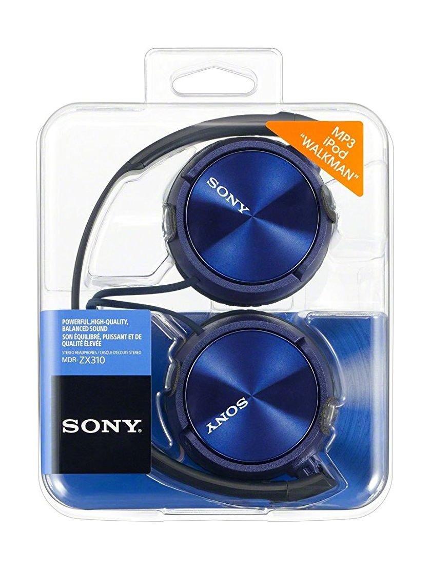 Sony Foldable Overhead Headset (MDR-ZX310/L) – Blue