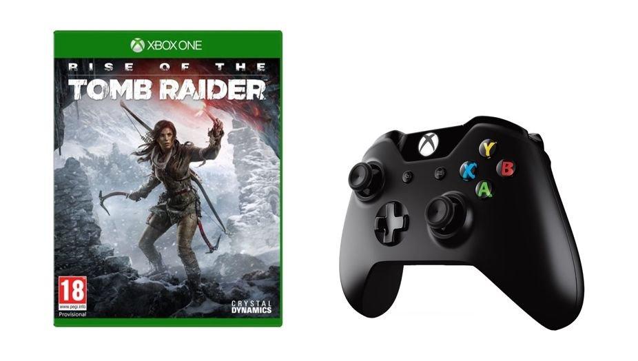 Rise Of The Tomb Raider Xbox One Game + Wireless Controller