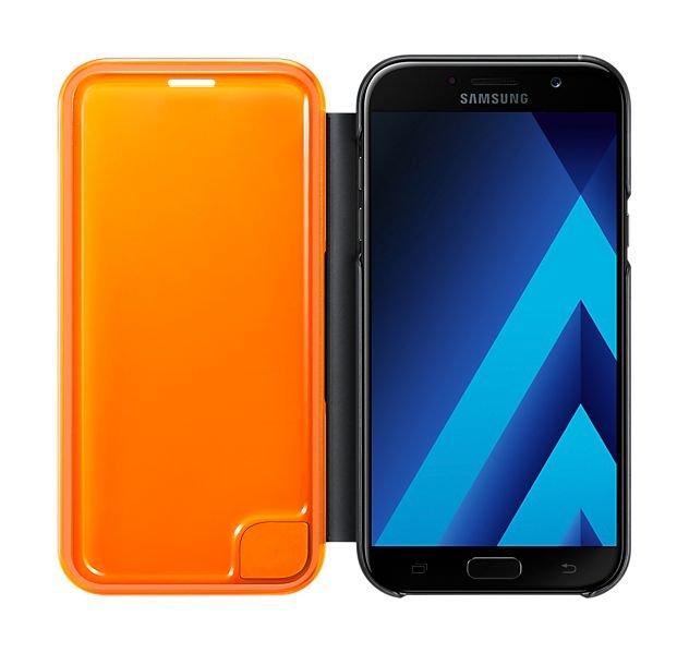 Samsung Galaxy A5 2017 Neon Flip Cover (EF-FA520PBEGWW) - Black
