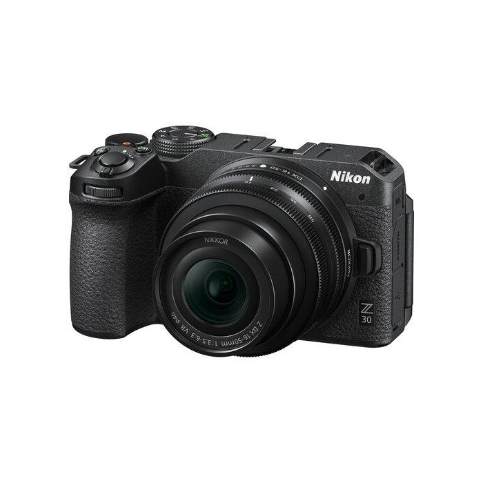 Nikon Z30 4K Mirrorless Digital Camera Kit, with16-50mm Lens - Black