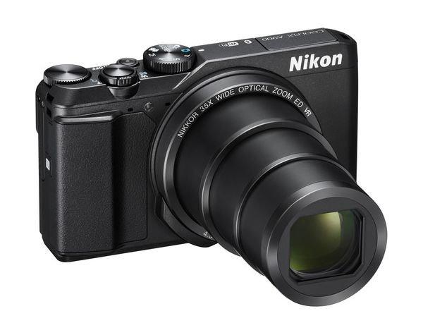 كاميرا نيكون كولبيكس إيه ٩٠٠ الرقمية بقوة ٢٠ ميجابكسل ودقة ٤ كي - أسود