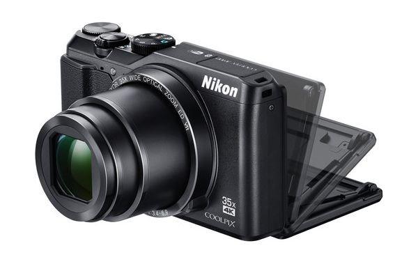 كاميرا نيكون كولبيكس إيه ٩٠٠ الرقمية بقوة ٢٠ ميجابكسل ودقة ٤ كي - أسود