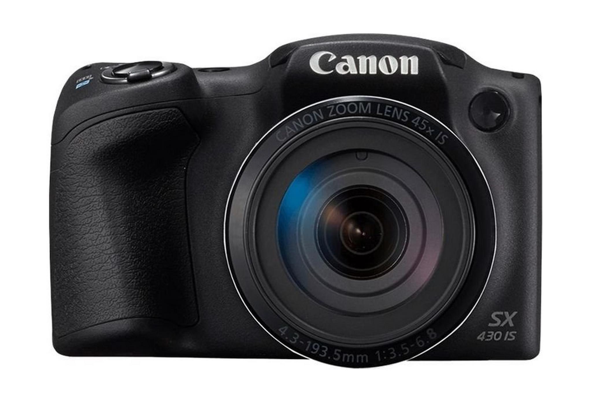 Canon Powershot SX430 20MP 45X 3-inch Digital Camera - Black