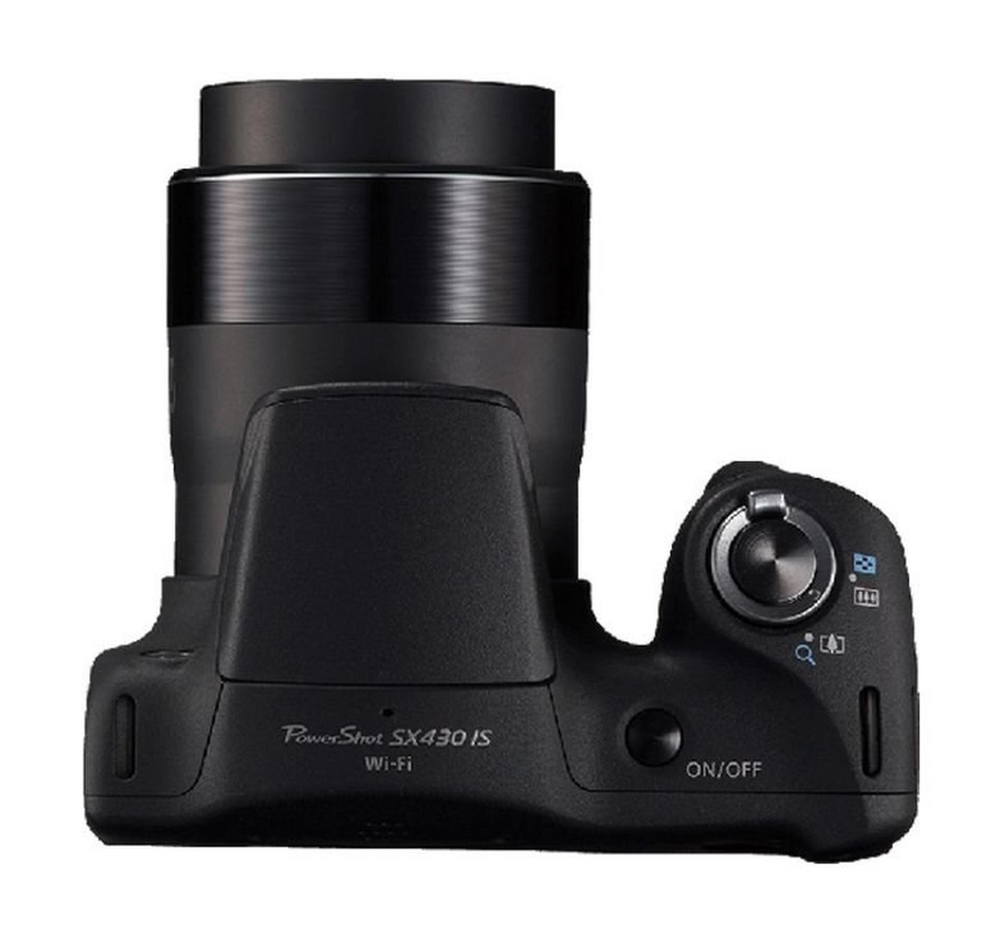 Canon Powershot SX430 20MP 45X 3-inch Digital Camera - Black
