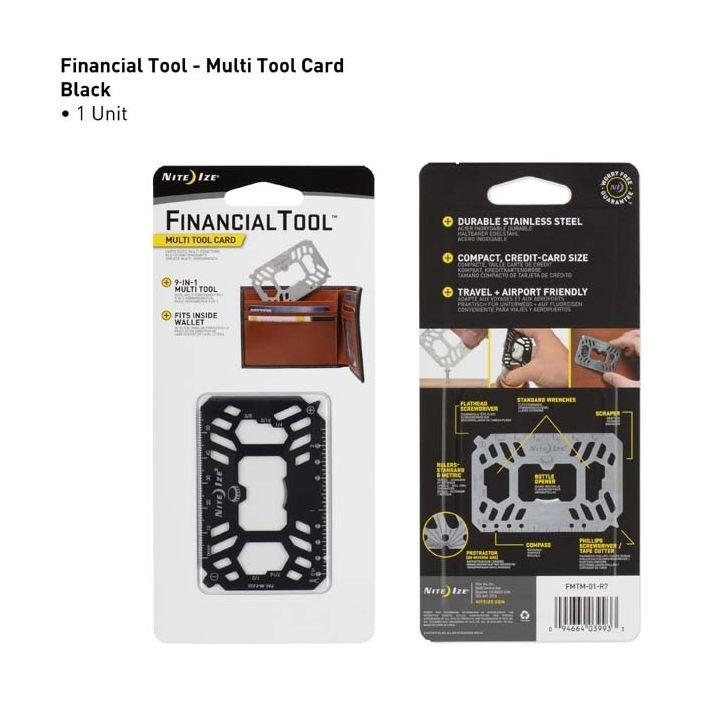 Nite Ize Multi Tool Card (FMTM-01-R7) – Black
