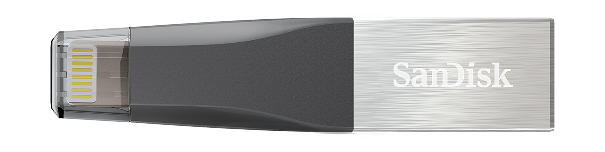 فلاش الذاكرة سانديسك ميني إكسباند لأجهزة أبل - ١٢٨ جيجابايت (40N128GGN6NE)