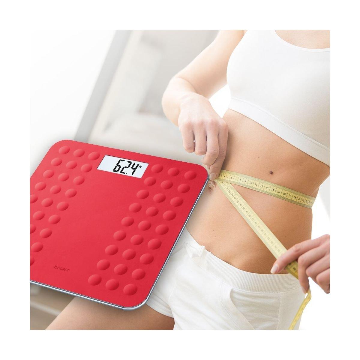 الميزان الزجاجي بيورير- أحمر (GS 300)