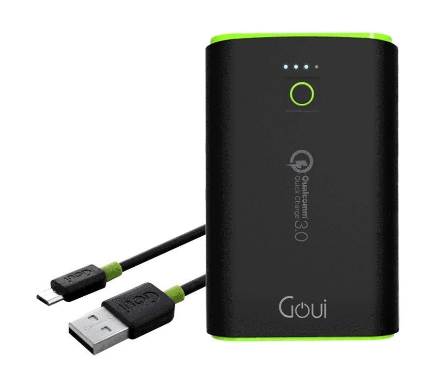 Goui Taya+ 10200 mAh Portable Power Bank - Black
