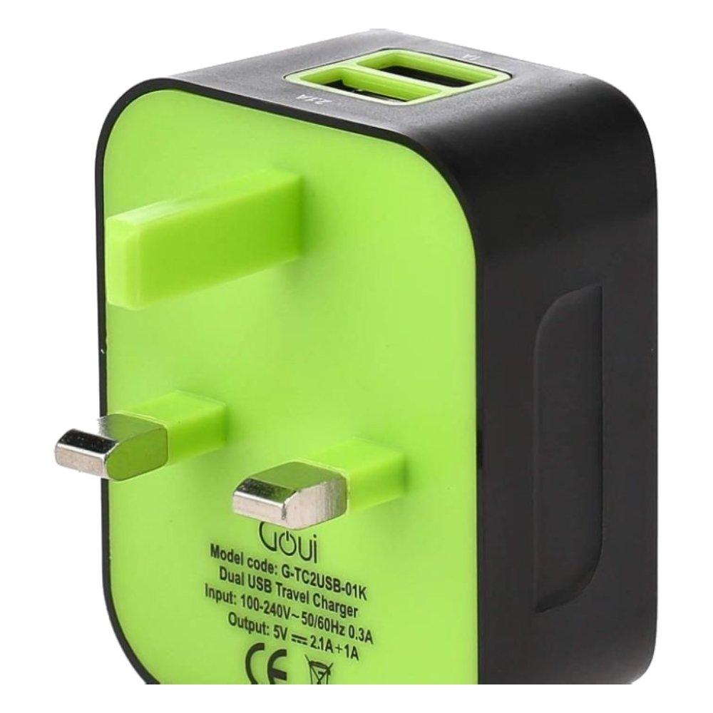 Goui Spot UK Wall Charger + Micro USB Cable Black Price in Kuwait Xcite