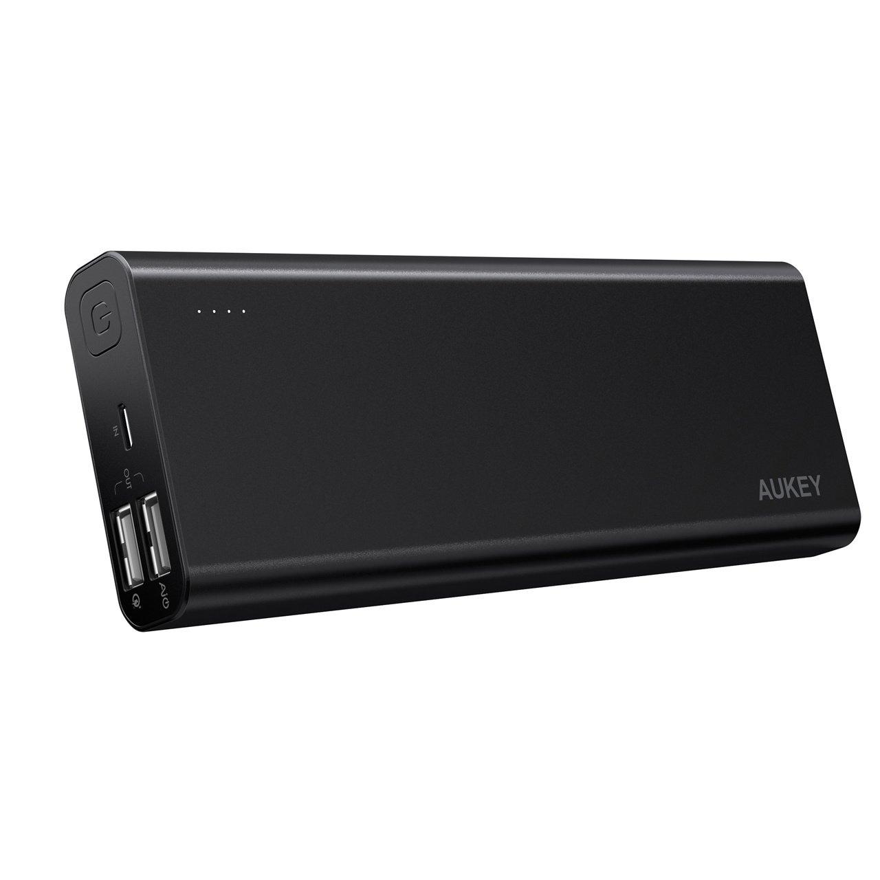 AUKEY 20100mAh Quick Charge 3.0 Power Bank - Black