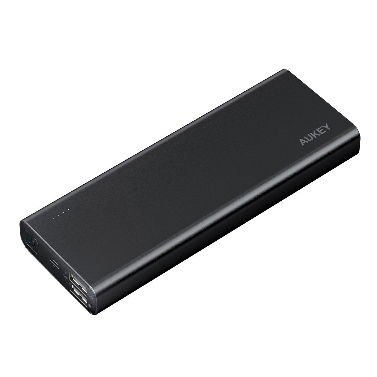 AUKEY 20100mAh Quick Charge 3.0 Power Bank - Black
