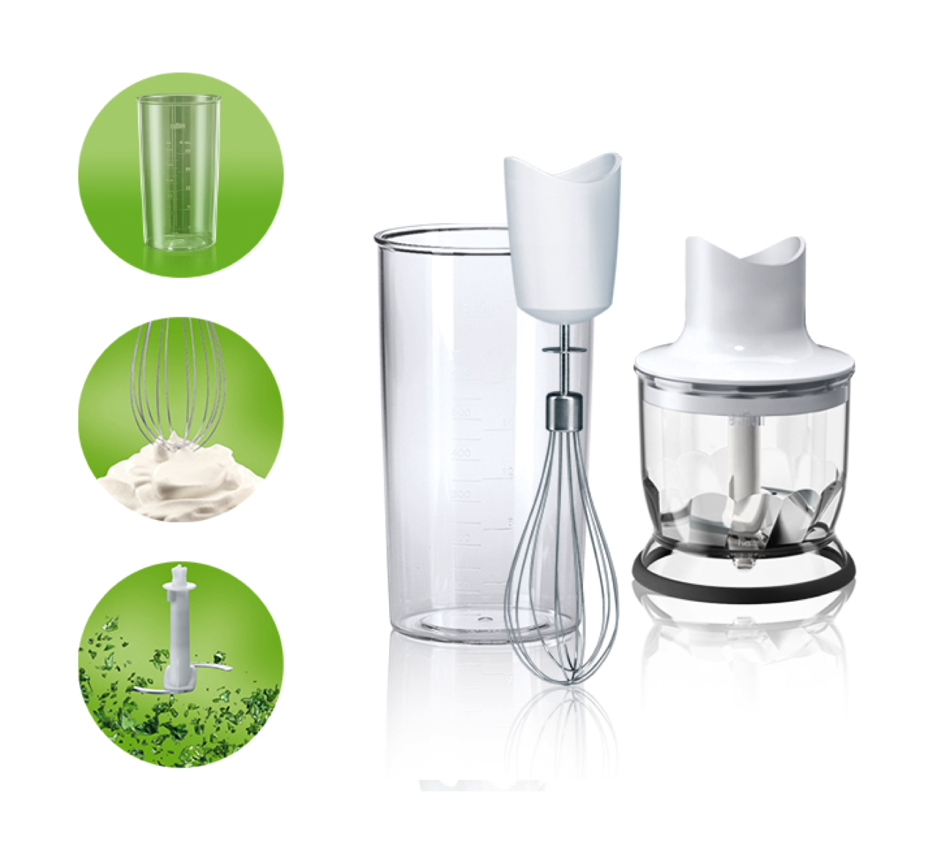 Braun 550W Omelet Blender Bar (MQ325) - 350ml