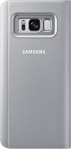 Samsung Clear View Standing Case For Galaxy S8 - Silver
