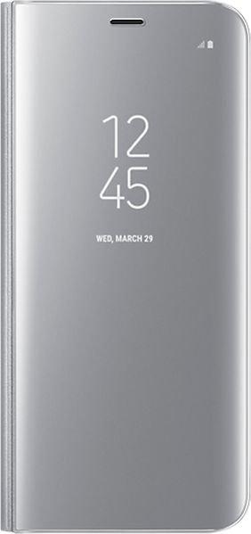 Samsung Clear View Standing Case For Galaxy S8+ Silver Price in Kuwait