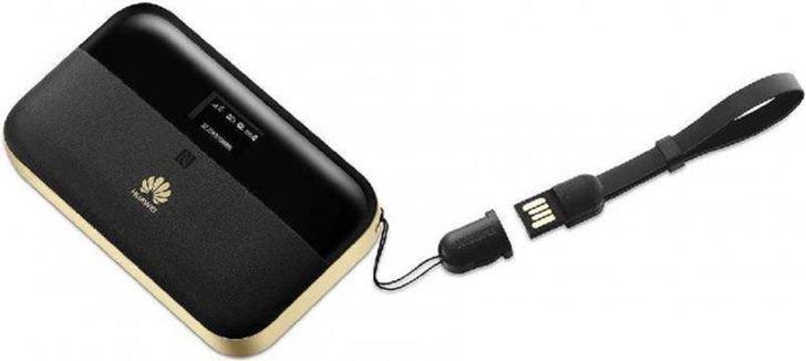 راوتر هواوي برو ٢ واي فاي المحمول - أسود / ذهبي  (E5885LS)