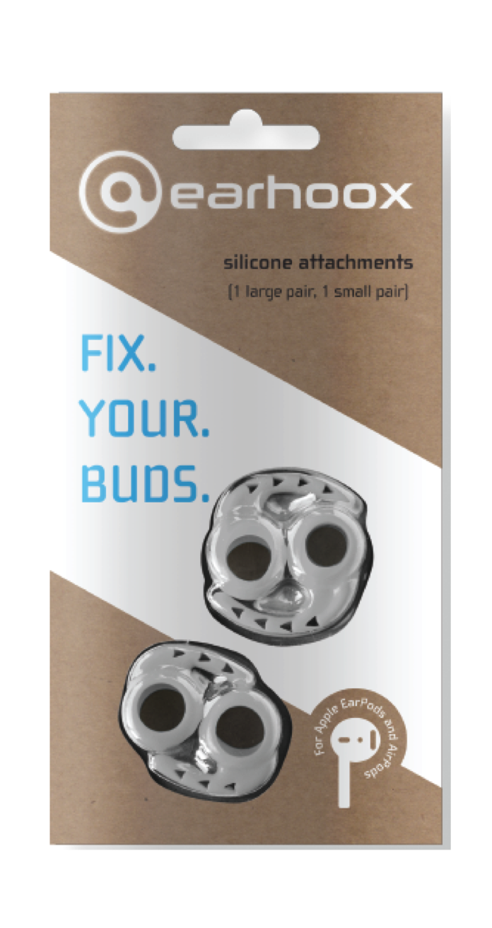 Earhoox Silicone Earbud Attachement - White