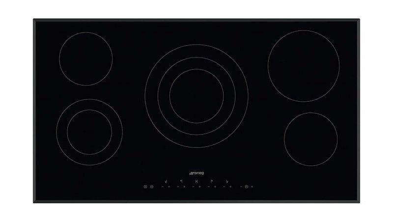Smeg 90cm Touch Control Ceramic Hob (SE395ETB) - Black