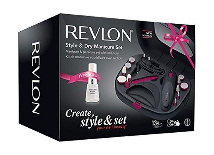 Revlon Style & Dry Nail Manicure Set (RVSP3529PKUK) – Black