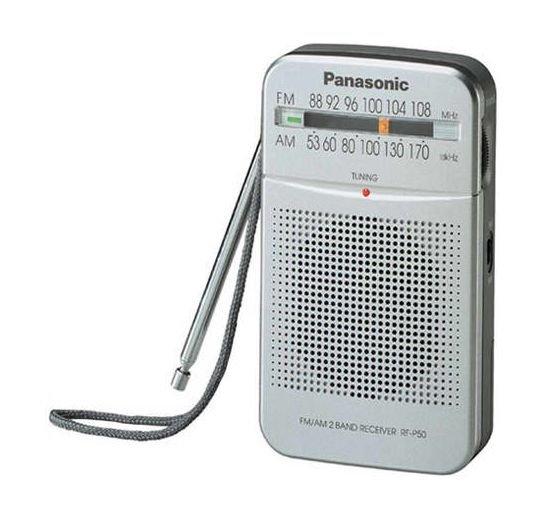 Panasonic Portable FM/AM Radio - Silver