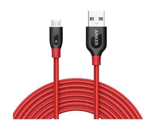 Anker Powerline Micro USB Cable 3M Red Price in Kuwait Xcite