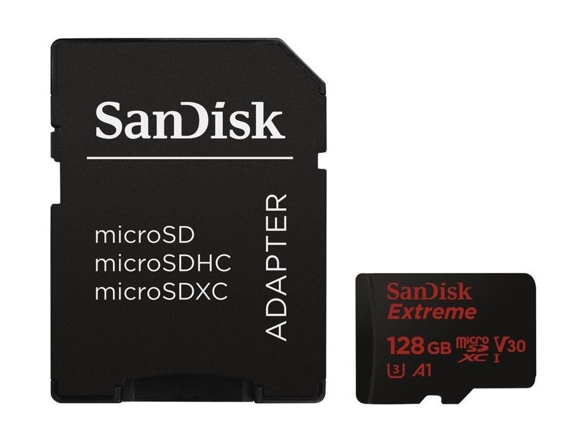 Sandisk Extreme 128GB 4K UHS-I Micro SDXC 100MB/S Memory Card