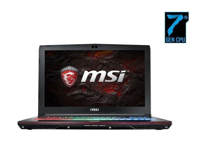 MSI Apache Pro Core i7 16GB RAM 1TB HDD 128 SSD 15.6-inch Gaming Laptop (GE62 7RE) - Black