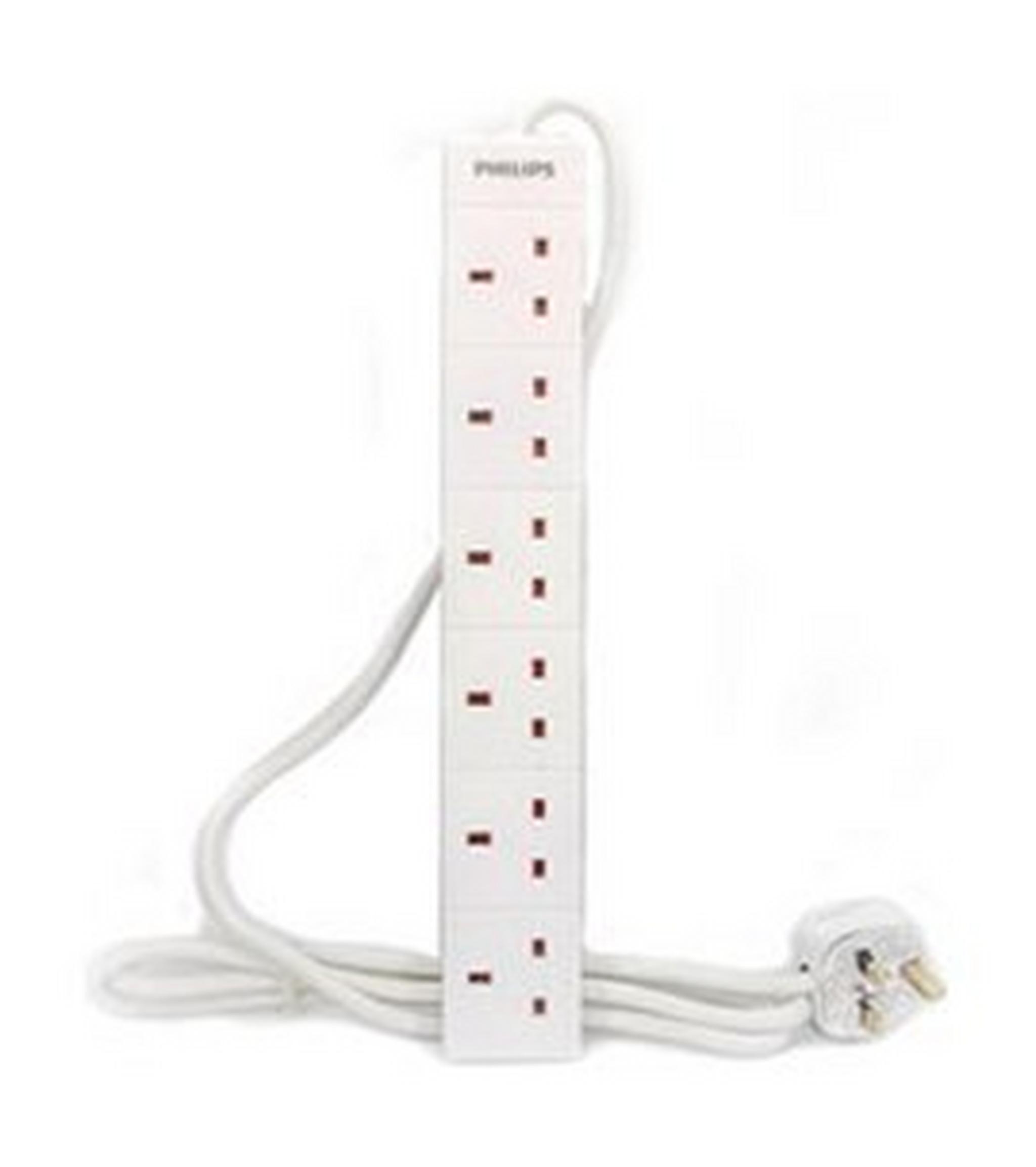 Philips Power Extension 6 Outlets 1.8M (SPN1763WA/56)