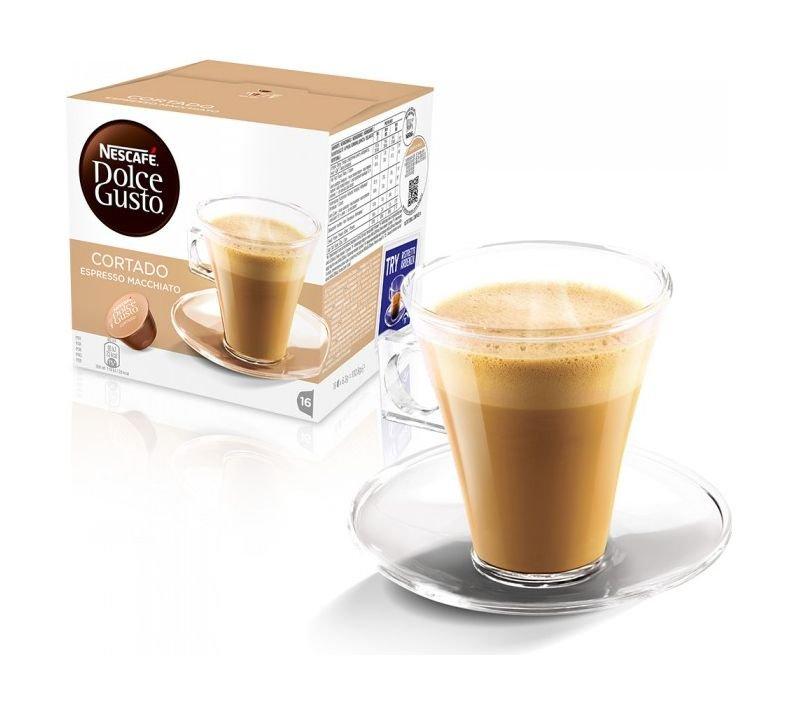 كبسولات قهوة إسبريسو ماكياتو من دولتشي جوستو نسكافيه – ١٦ كبسولة