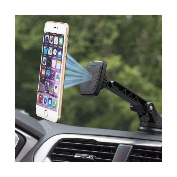 WizGear Universal Magnetic Dashboard and Windshield Mount - Black