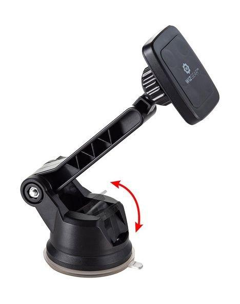 WizGear Universal Magnetic Dashboard and Windshield Mount - Black