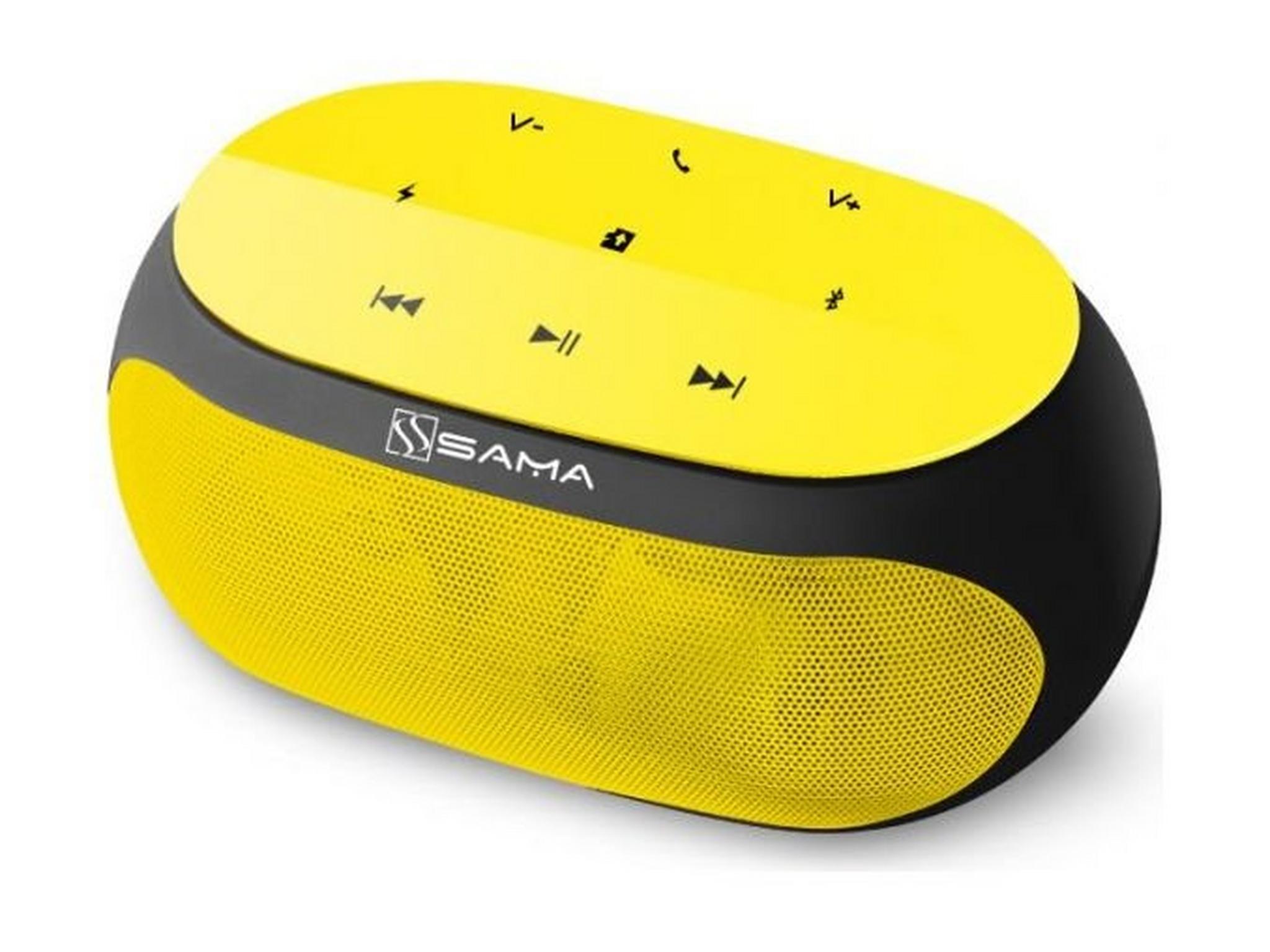 SAMA SA-800 Bluetooth Wireless Portable Speaker with TF Card Slot - Yellow