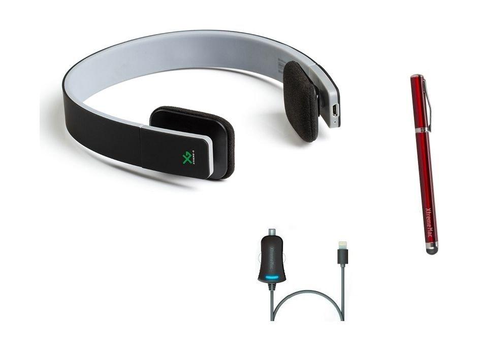 XtremeG Bluetooth Stereo Headset Black + Xtreme Mac Lightning Charger