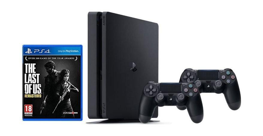 Sony Playstation 4 Slim 1TB Console + Controller + The Last Of US