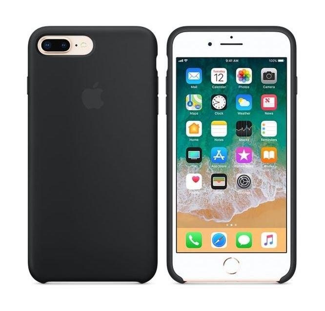 Apple Silicone Case For iPhone 7+/8+ (MQGW2ZM/A) - Black