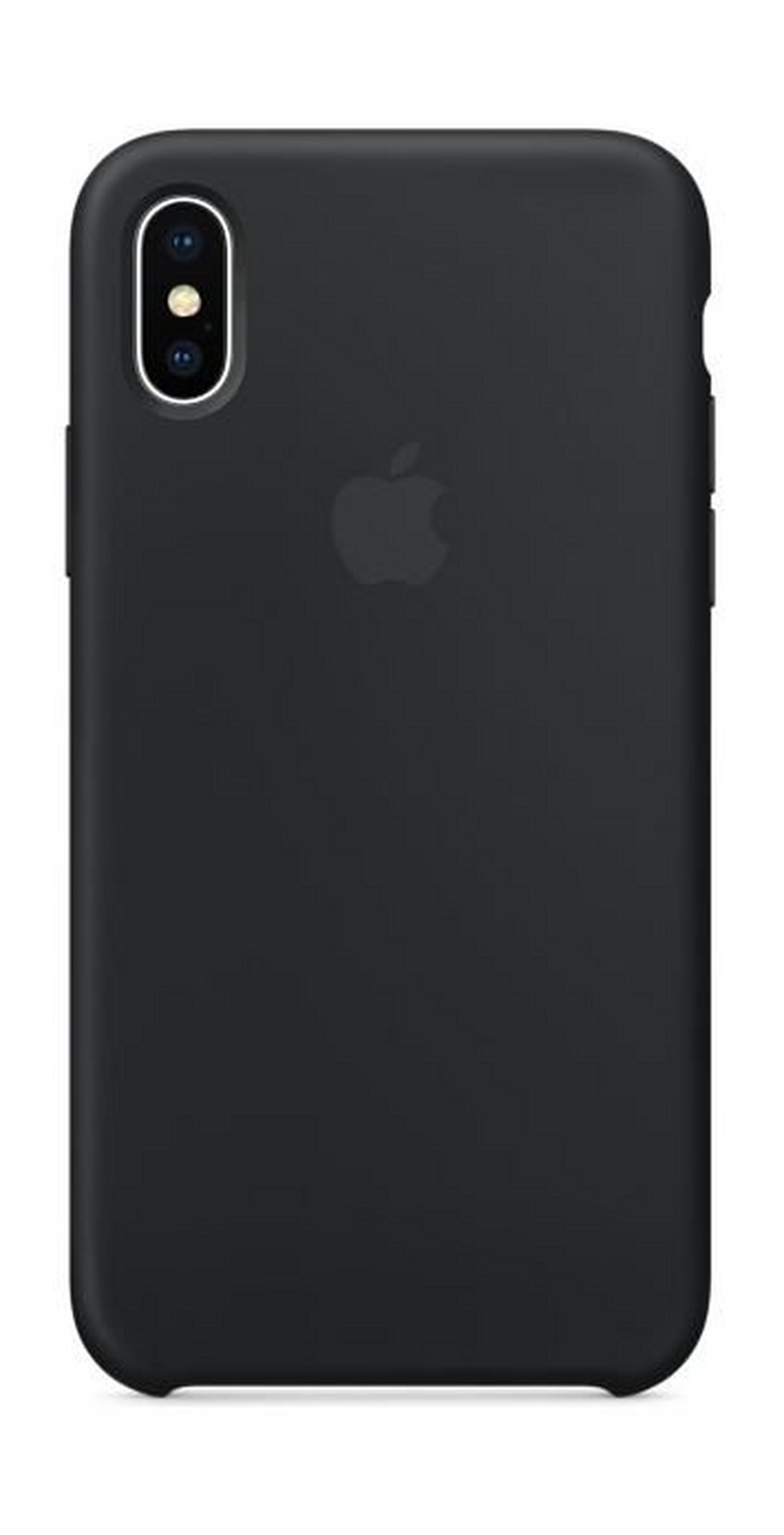 Apple Silicone Case For iPhone X (MQT12ZM/A) - Black