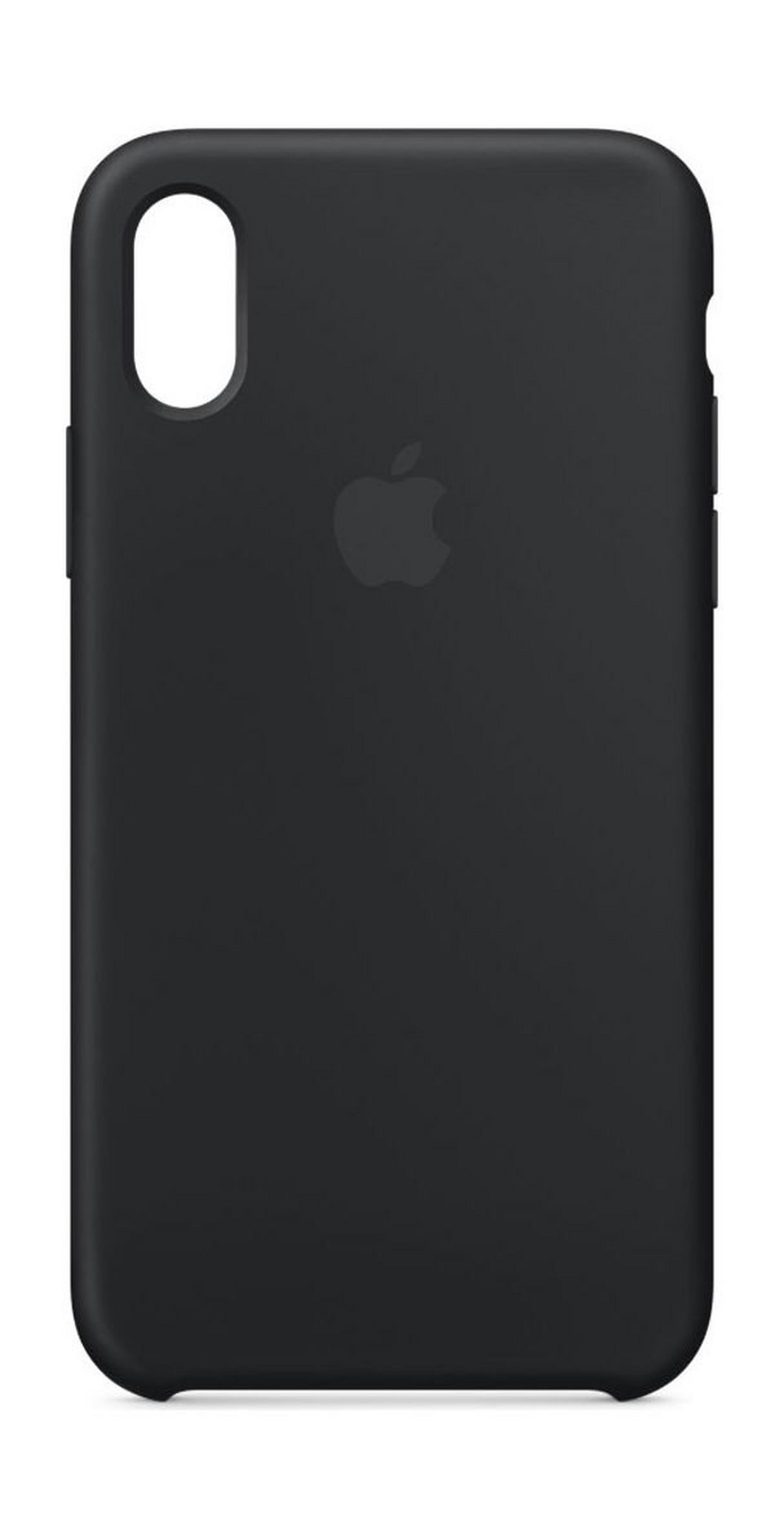 Apple Silicone Case For iPhone X (MQT12ZM/A) - Black