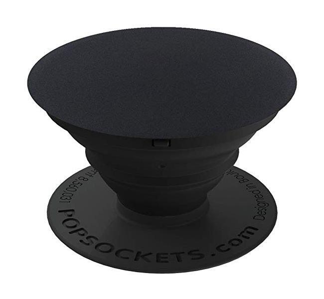 Popsockets Black Aluminum Phone Stand and Grip (101141) - Black