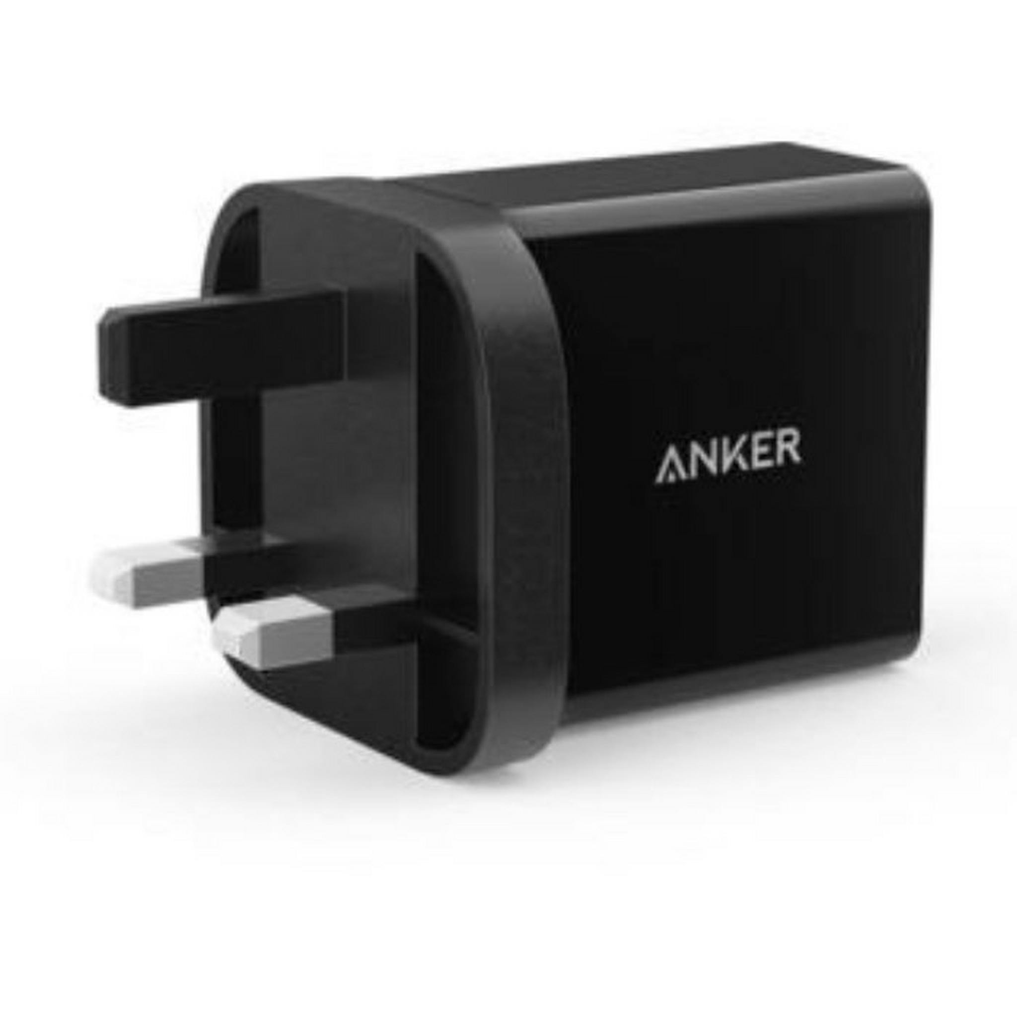 Anker PowerPort 2 Ports Wall Charger - Black