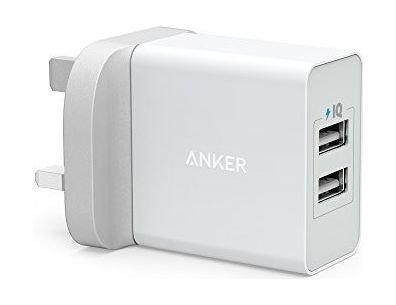 Anker PowerPort 2 Ports Wall Charger - White