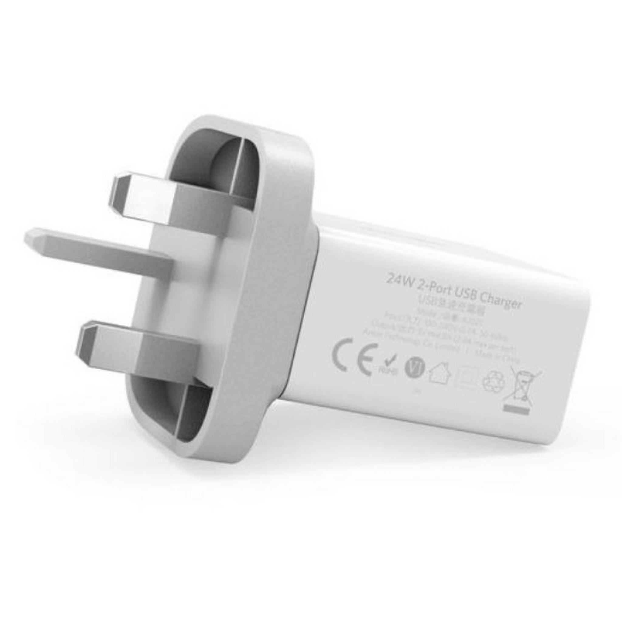 Anker PowerPort 2 Ports Wall Charger - White