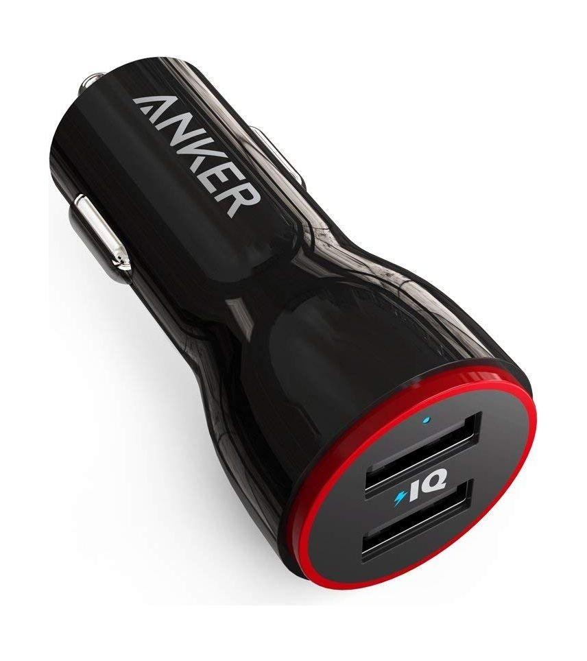 Anker PowerDrive 2 24W 2-Port Car Charger, A2310H11 – Black