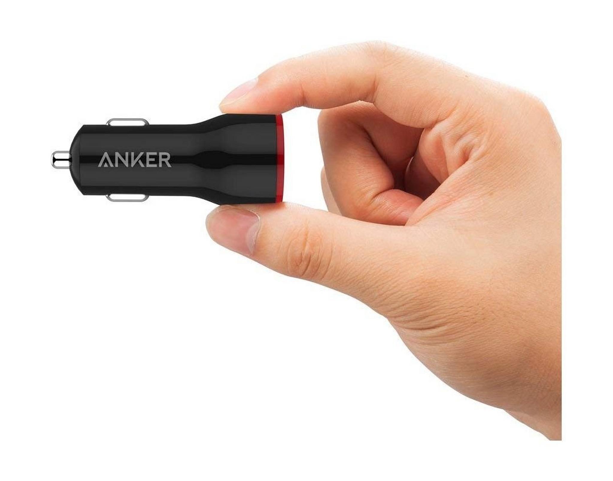 Anker PowerDrive 2 Dual Port Car Charger (A2310H11) - Black