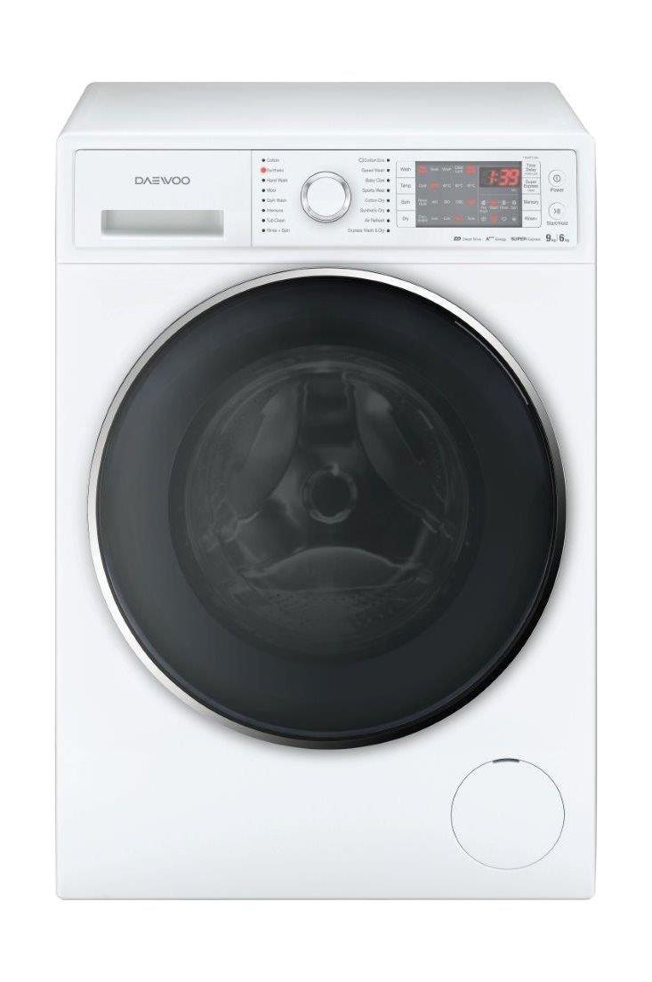 Daewoo 9KG Front Load Washing Machine - White