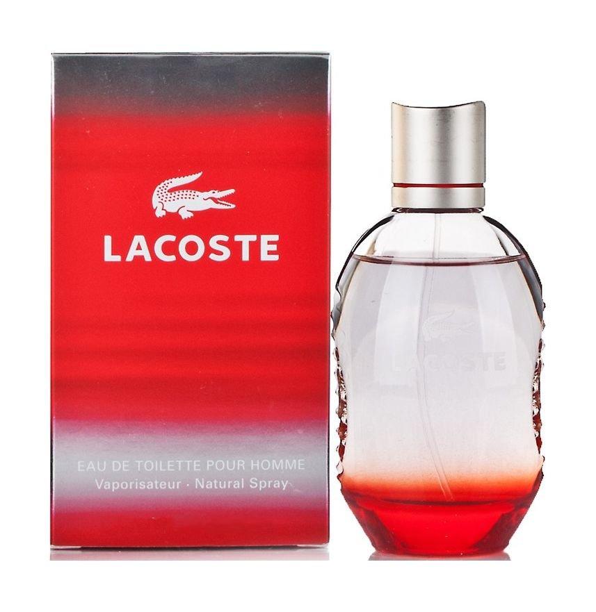 Lacoste Red Pour Homme For Men Eau de Toilette 125ml