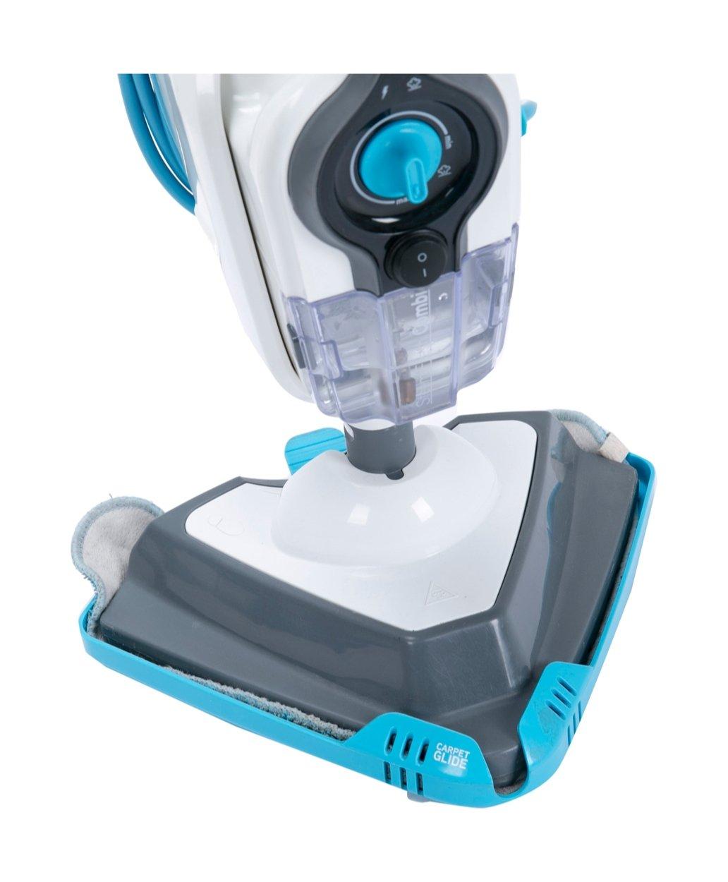 مكنسة البخار هوفر ستيم بوست ١٠ × ١ بقوة ١٦٠٠ واط - أبيض / أزرق (HS86-SFCM)