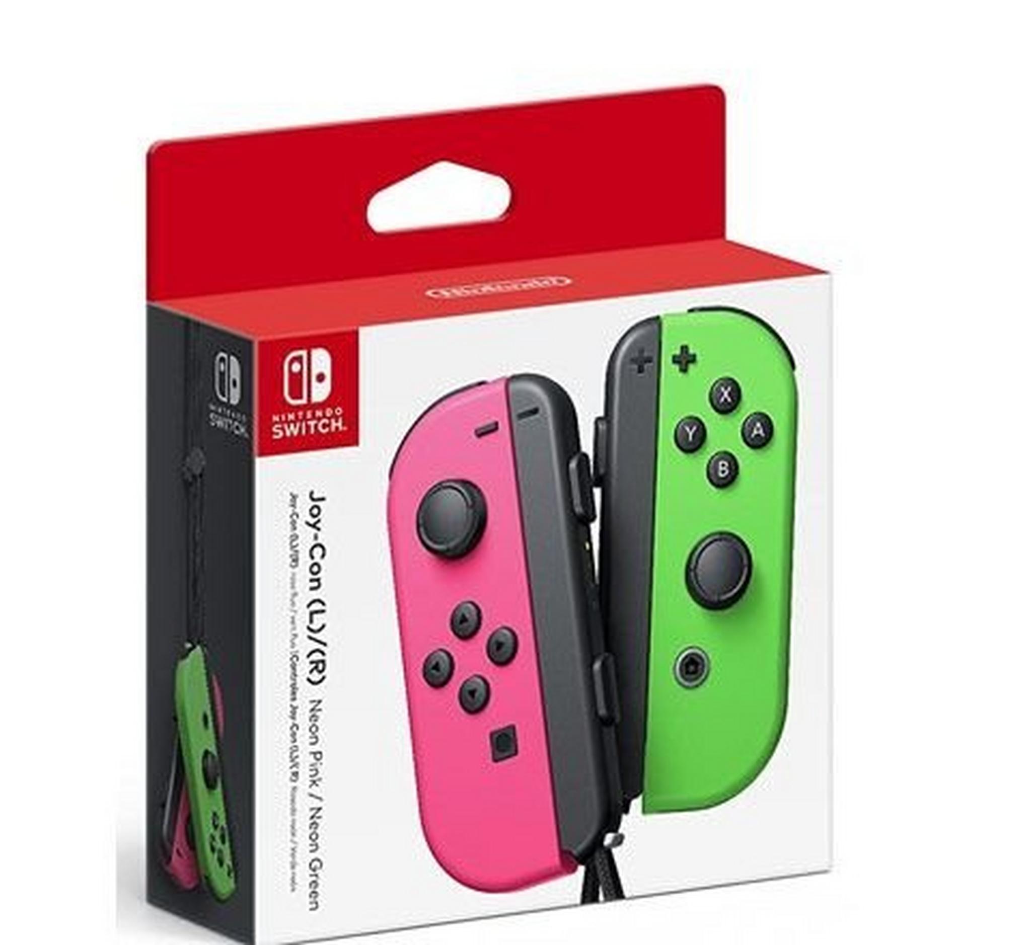 Nintendo Switch Joycon L/R Controller - Green/Pink