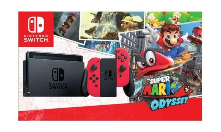 Nintendo Switch Console Super Mario Odyssey Game Xcite