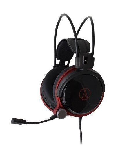 Audio-Technica High-Fidelity Closed Back Gaming Headset - Black/Red